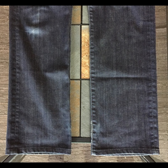 7 For All Mankind Denim 30 Wax Blue Stretch Jeans - Picture 7 of 8